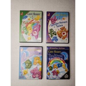 Care Bears DVD Lot Of 4: Celebration Tenderheart Tales Dreamland Bedtime Stories